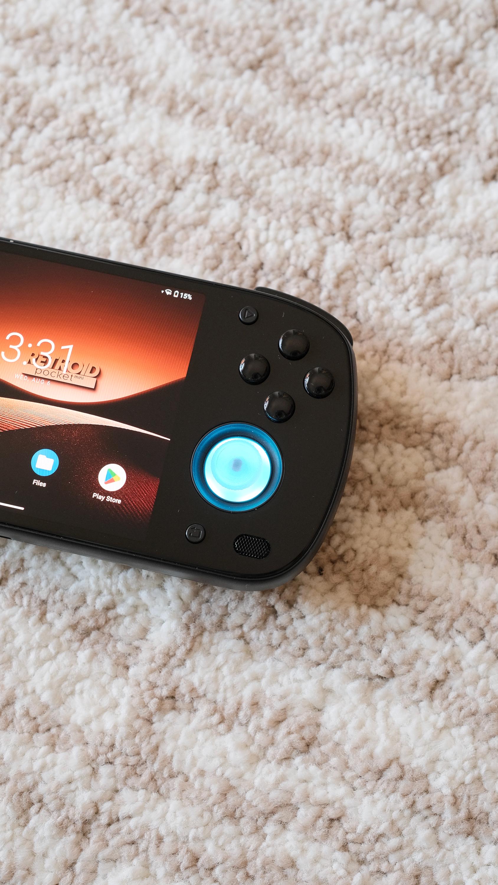 Retroid Pocket Mini / RP Mini ブラック ブランクフェイスボタン