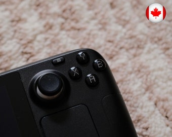 Boutons Steam Deck avec polices White Pixel : compatibles LCD et OLED
