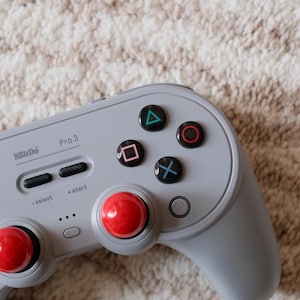 8bitdo Controller Labelled 8bitdo Pro3 Controller Playstation/ps ABXY Magnetic Facebuttons ...