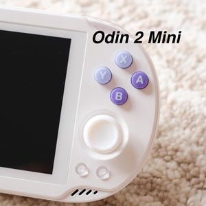 Odin 2 Mini Purple SNES ABXY Buttons: Custom Resin Buttons