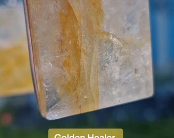 Golden Healer Quartz Pendants