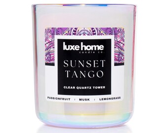 Sunset Tango | Coconut Soy Candle | Tropical Scent Candle | Spring Scent Candle| Spa Candle | Spiritual Candle | Stress Relief Candle