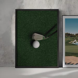Golf Wall Art, Golf Club Digital Print, Golf Bedroom, Golf Decor, Modern Golf Poster, Man Cave Golf Decor, Office Golf Art, Golf Fan Gift