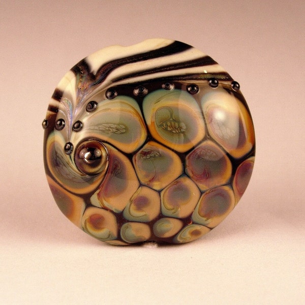 Playa Tortuga Focal Lentil Bead