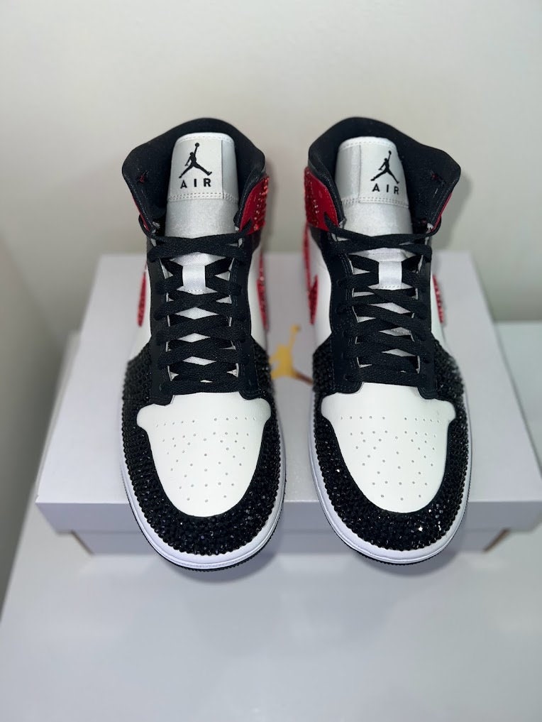 blinged out jordan 1