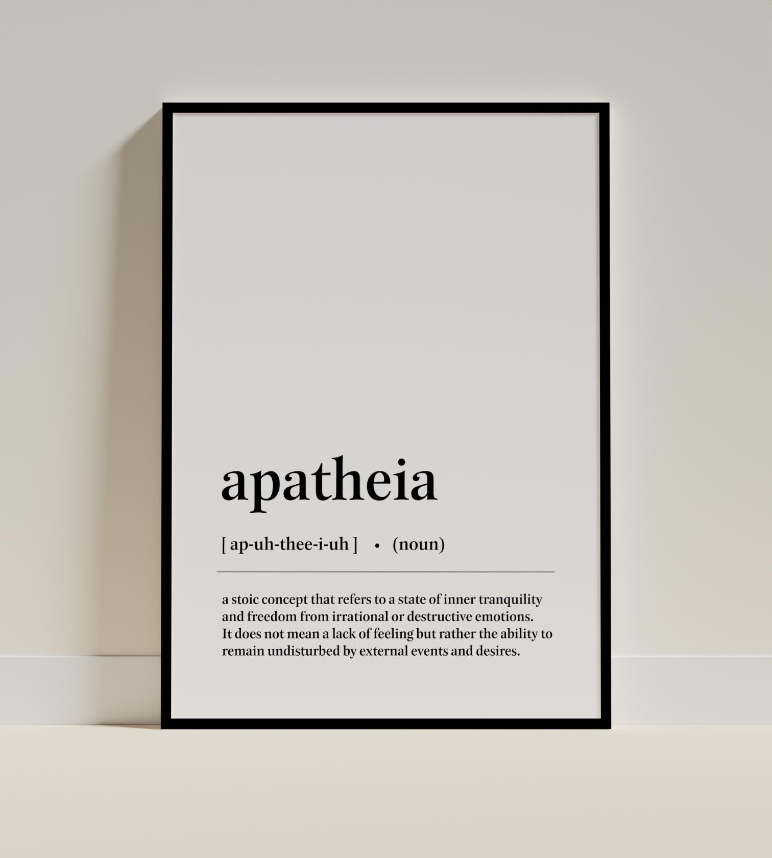 Apatheia