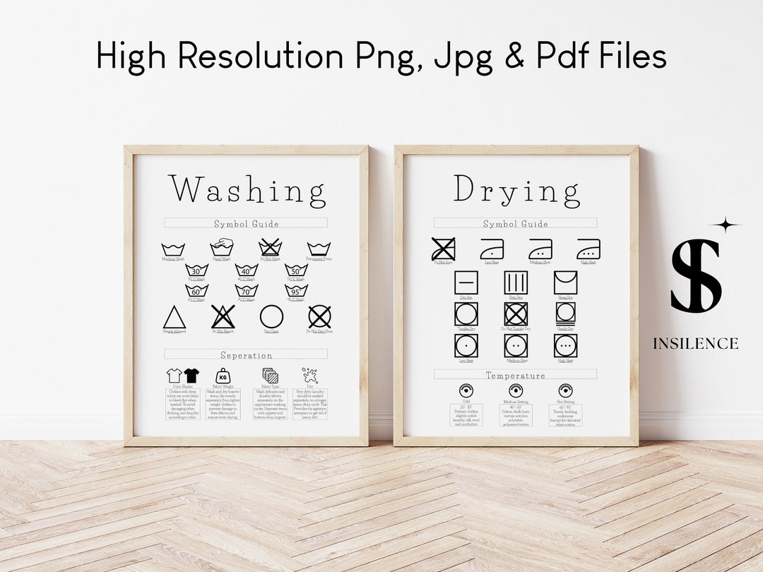 Laundry Room Decor Bundle, Laundry Room 2 Print Set, Printable Art ...