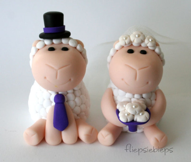 Custom Sheep Cake Topper Wedding Etsy