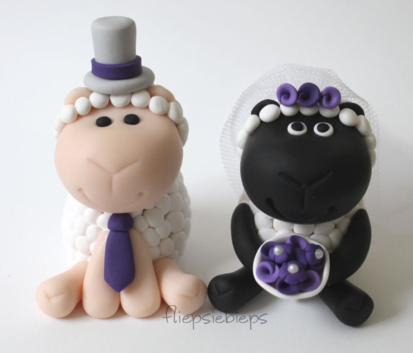 Custom Sheep Wedding Cake Topper Etsy