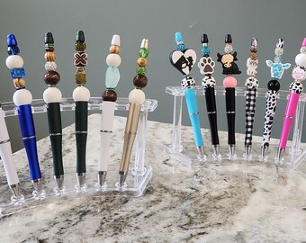 Handmade Beaded Pens and Keychains