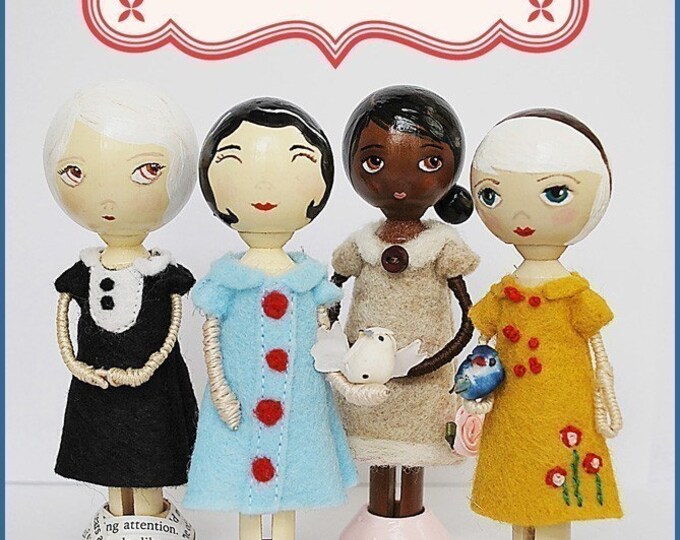 Pretty Ditty Peg Doll Kit Clothespin Doll Kit Etsy