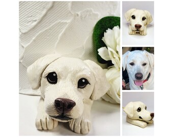 Custom Pet Sculpture Peekaboo Pet Head and Paws Decoration for Wedding Cake