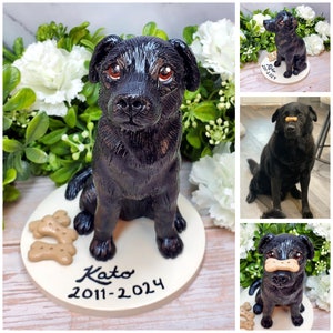 Custom Pet Memorial Sculpture Pet Loss Sympathy Gift – 4 Inch