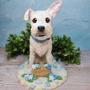 Custom Pet Sculpture: Handmade Clay Dog or Cat Figurine Portrait