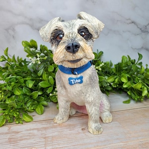 Custom Pet Portrait Sculpture: Handmade Clay Dog or Cat Figurine