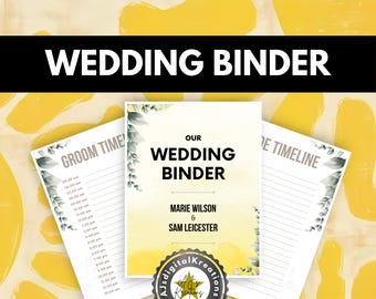 Carpeta de planificación de bodas (lista de verificación y cronograma incluidos)