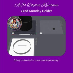 Graduation Money Box: DIY 3D Printable Model (digital download)