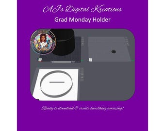 Graduation Money Box: DIY 3D Printable Model (digital download)