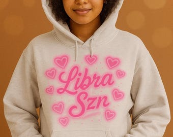 Libra Zodiac Shirt: Vibrant Airbrush Design - Astrology Tee