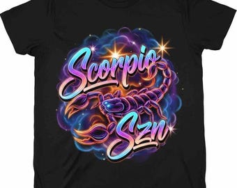 Scorpio Zodiac Art Print - Digital Download Illustration