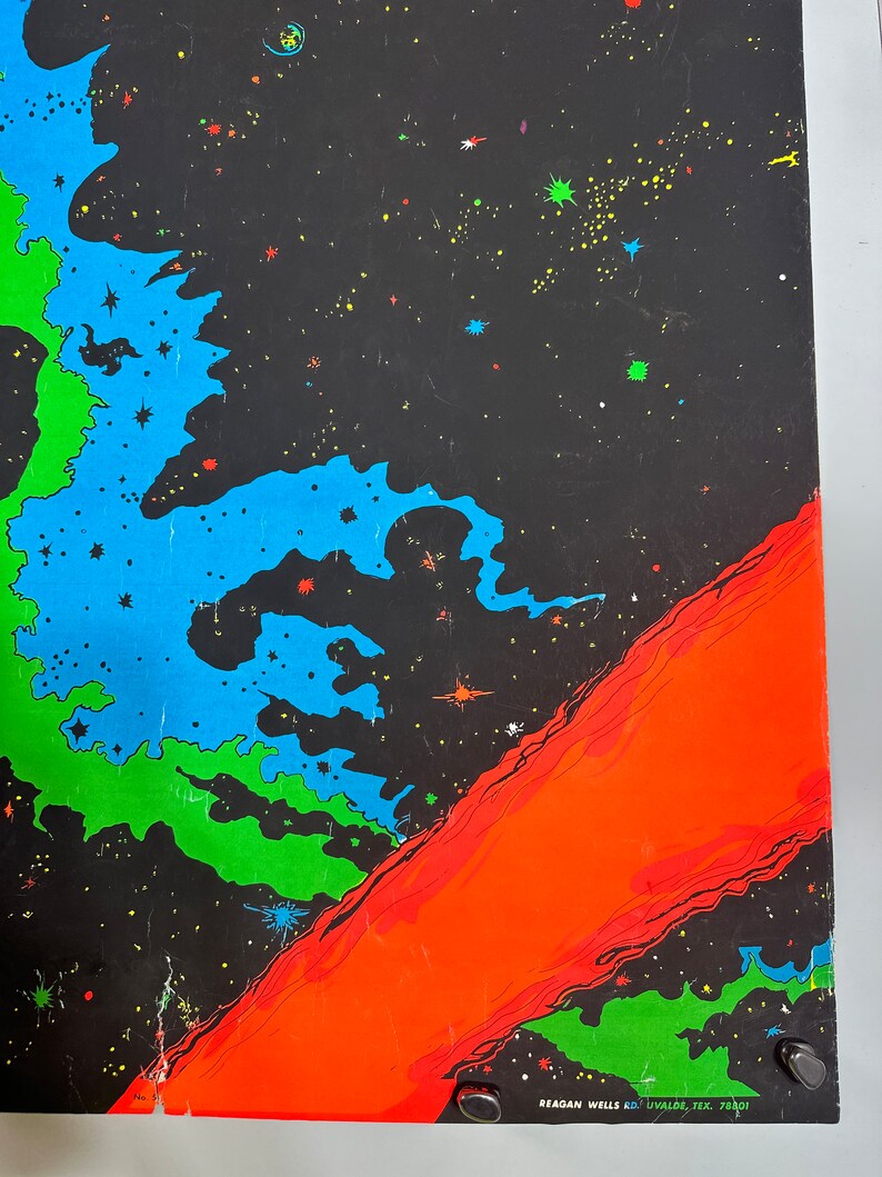 Rare Large 5 George Goode / Houston Blacklight & Poster Company Poster ...