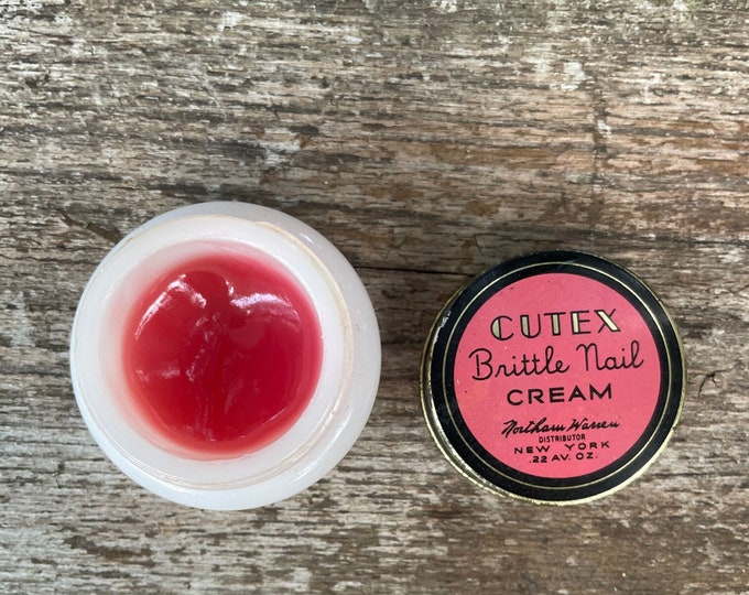 Vintage 1930s 1940s CUTEX Liquid Polish Box Mauve Color *the Box is ...