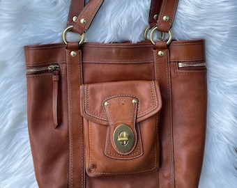 Coach Legacy 65th Anniversary Black/brown Vachetta Shoulder Bag