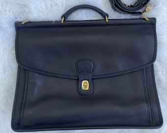 Vintage Coach Metropolitan Briefcase Black 1990s - Etsy