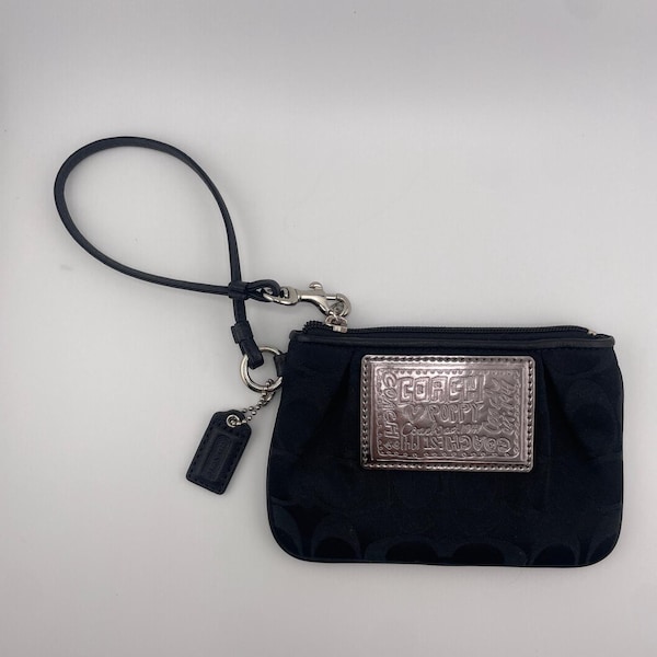 Torebka na rękę Coach Signature Poppy z czerwonym wnętrzem i oryginalną zawieszką