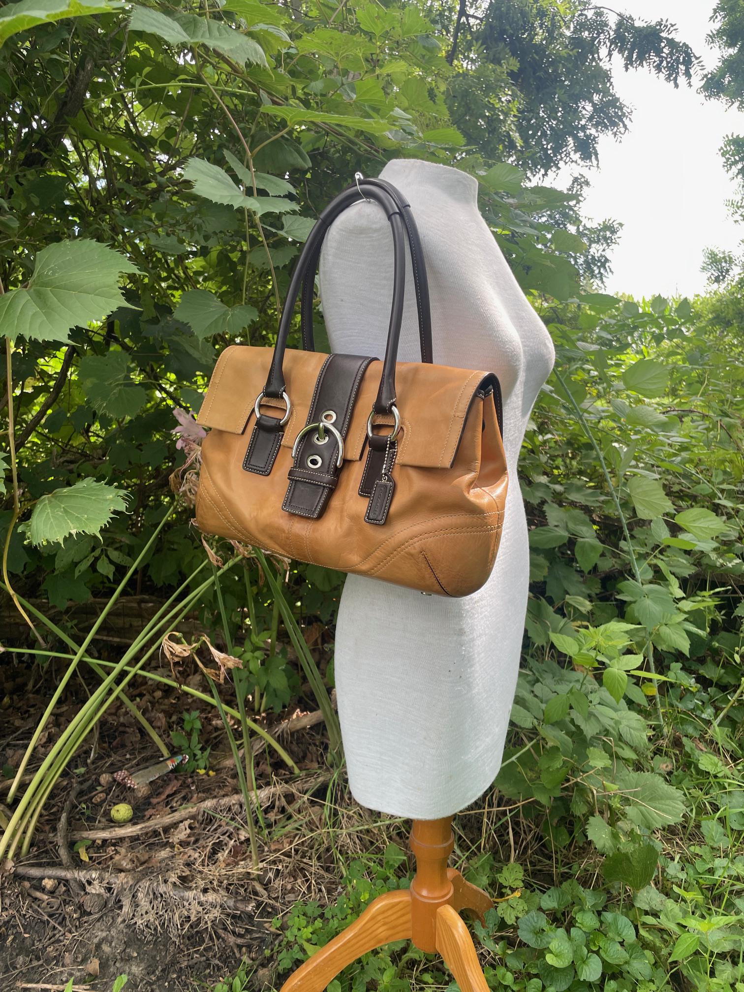Coach Y2K Two-tone Soho Satchel With Nickel Hardware and Original