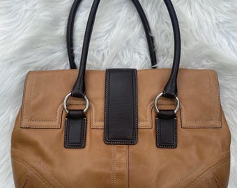 Coach Y2K Two-tone Soho Satchel With Nickel Hardware and Original