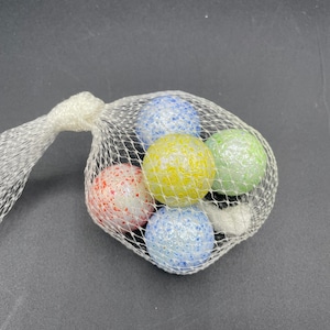 Vintage Lot of Speckled Marbles - Vacor, Fruity Pebbles, Confetti