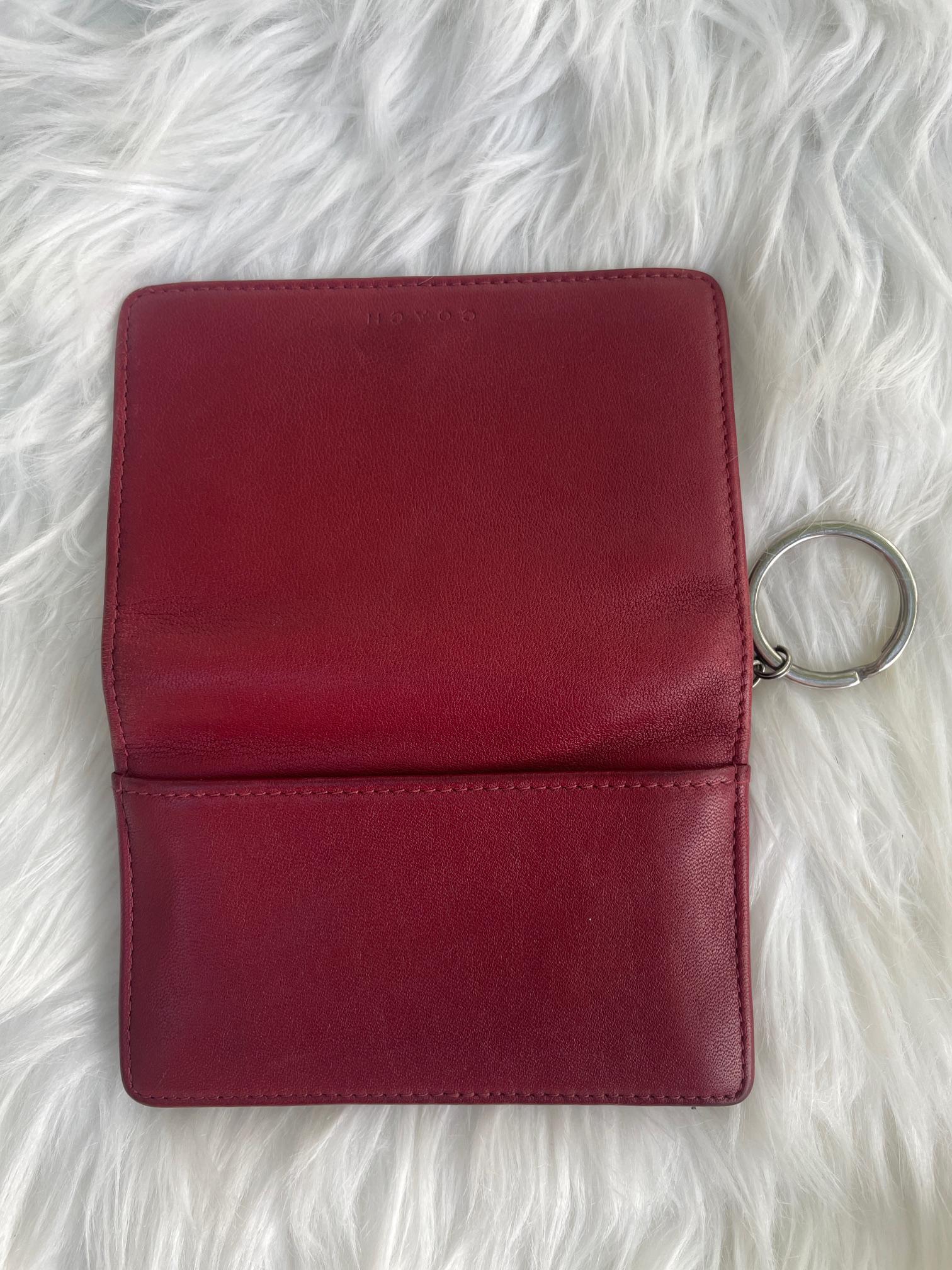 Vintage Coach Red Bedford Multifunction Wallet - Etsy