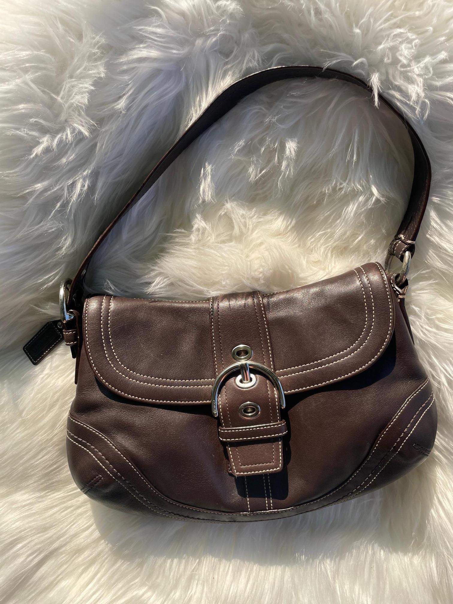 Coach Y2K Medium Soho Mahogany Brown Shoulder Bag With Original