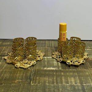 Vintage Gold Toned Lipstick Holder - Sold Separately