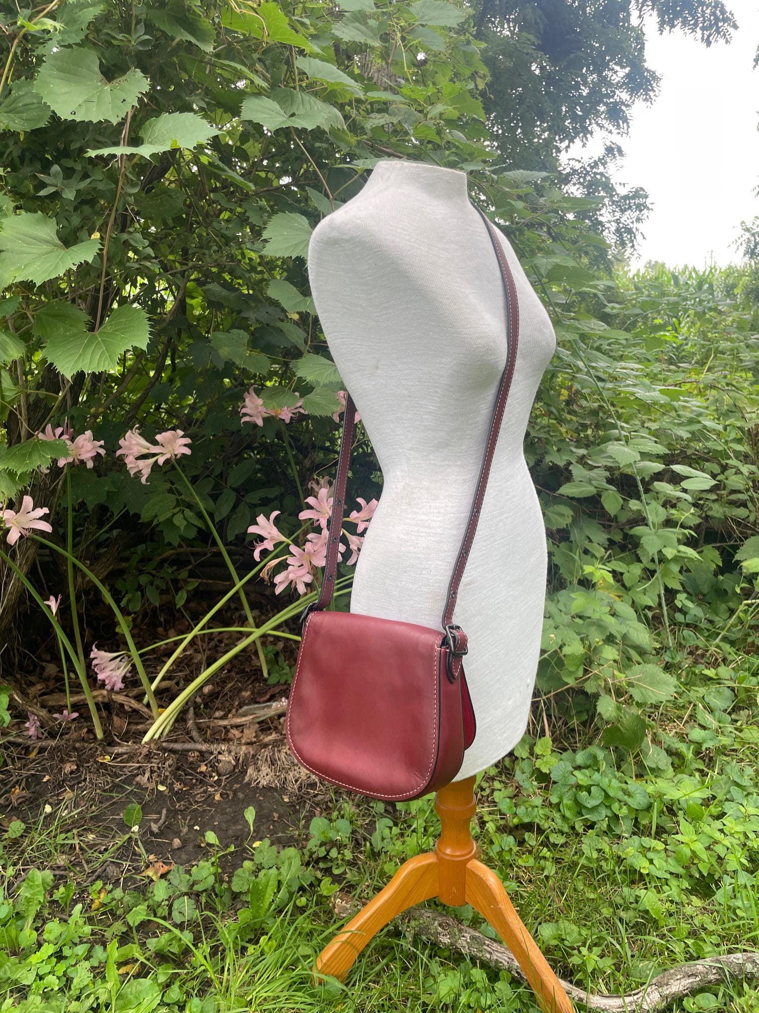 Coach 1941 Saddlebag 9170 Remake in Oxblood With Original