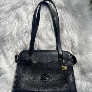 Czarna torba na ramię Vintage Y2K Dooney and Bourke