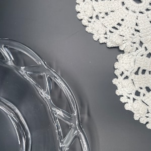 Crocheted Crystal Clear Plate