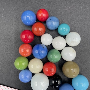 Vintage Lot of Colored Marbles