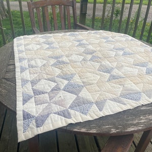 Vintage Hand Quilted Throw