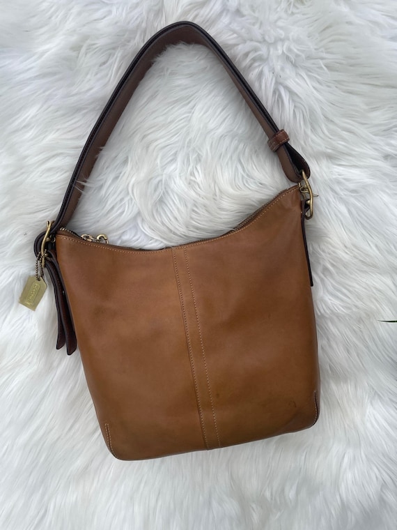 Vintage Coach Y2K Convertible Top Zip Slim Duffle Crossbody in