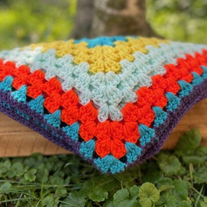 Vintage Crocheted Afghan Blanket