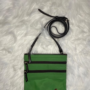 Borsa a tracolla in nylon color verde Dooney and Bourke