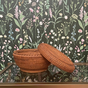 Vintage Boho Basket