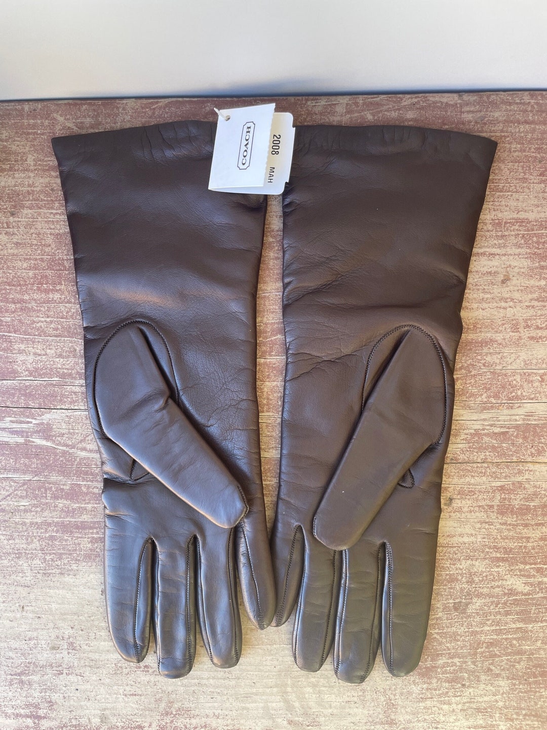 小物 Vintage Coach Cashmere Glove Burgundy Vintage Coach Cashmere Glove Burgundy
