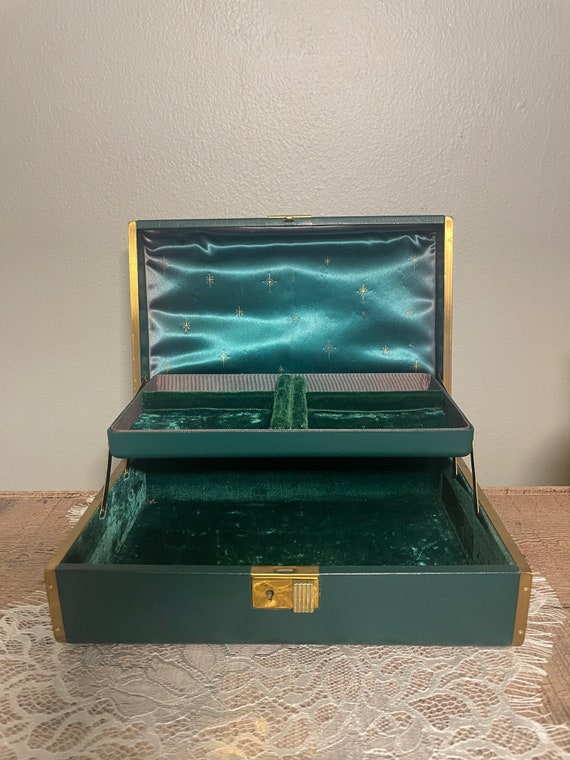 Vintage Farrington Genuine Texol Jewelry Box