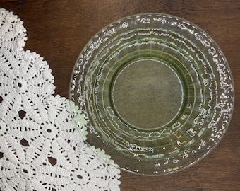 Stary talerz szklany Uranium 8,25"