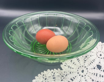 ヴィンテージ ヘーゼル アトラス ウランガラス ボウル 新品同様 5