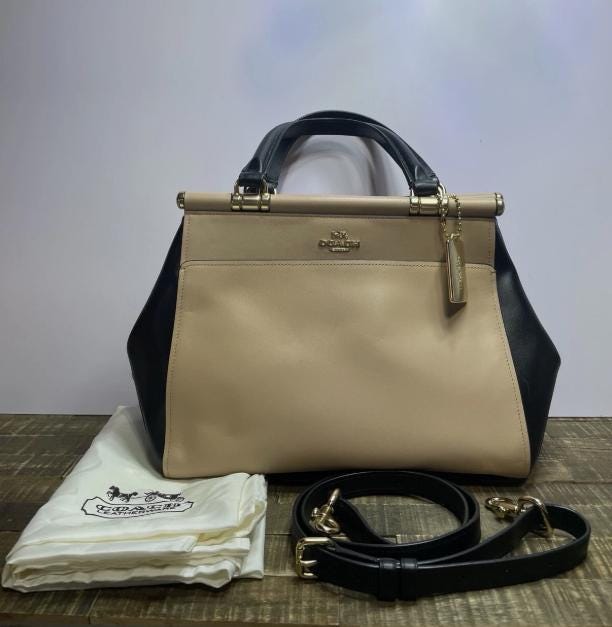 Coach Colorblock Grace Convertible Bag With Detachable Shoulder 