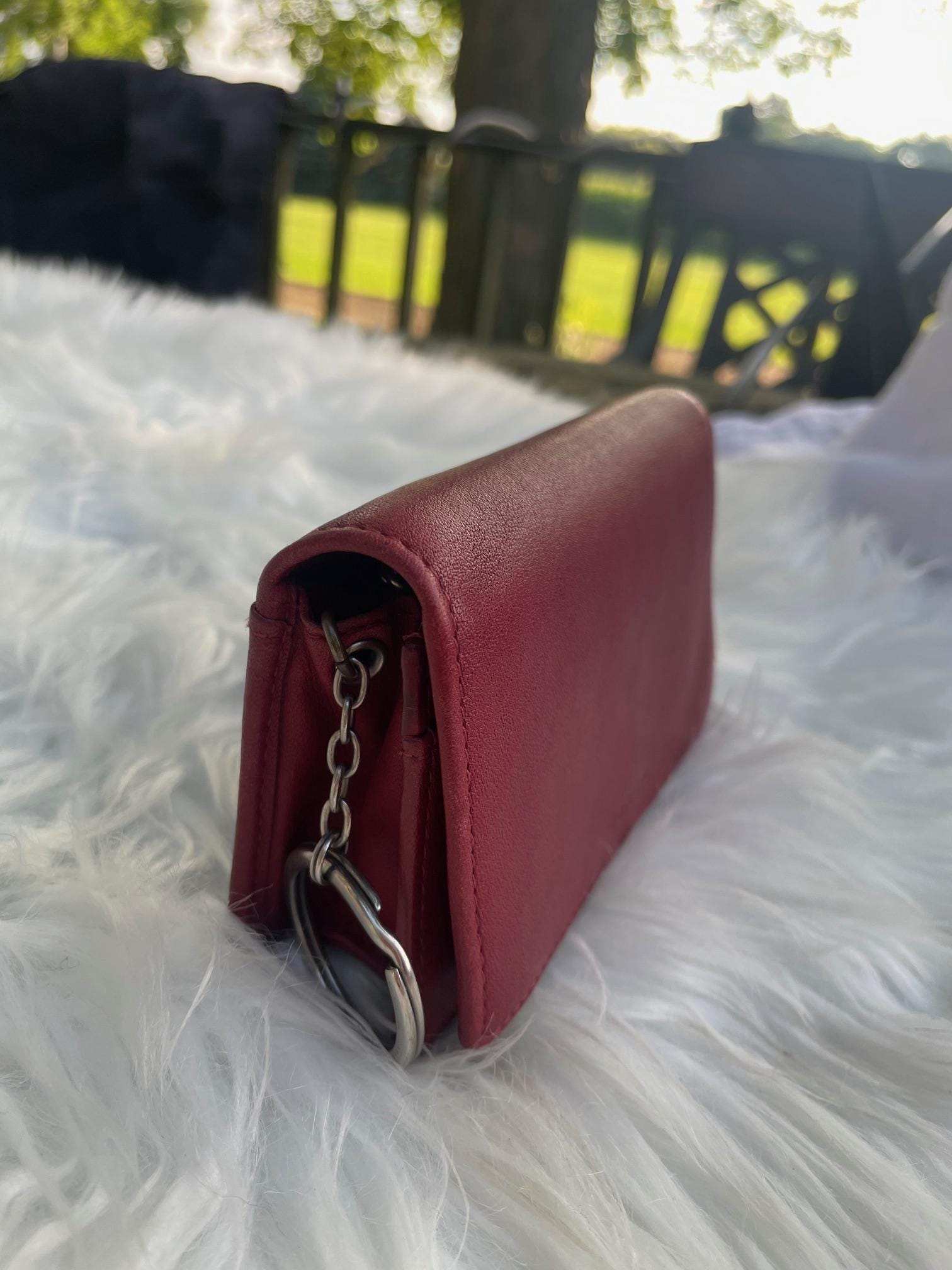 Vintage Coach Red Bedford Multifunction Wallet - Etsy